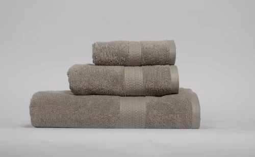 Σετ (3 Τμχ) Πετσέτα Mcdecor Ismini Grey - -