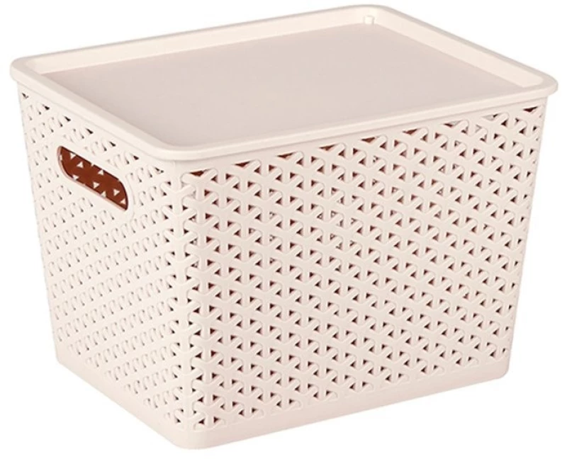 Venus 14617 Κουτί Αποθήκευσης Rattan Με Καπάκι 29x23x21