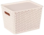Venus 14617 Κουτί Αποθήκευσης Rattan Με Καπάκι 29x23x21