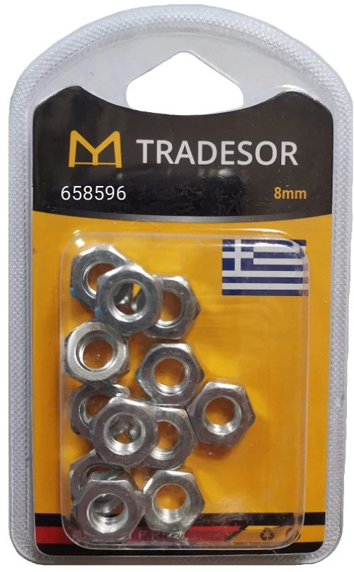 Σετ 12χ - Παξιμάδια - 8mm - 658596