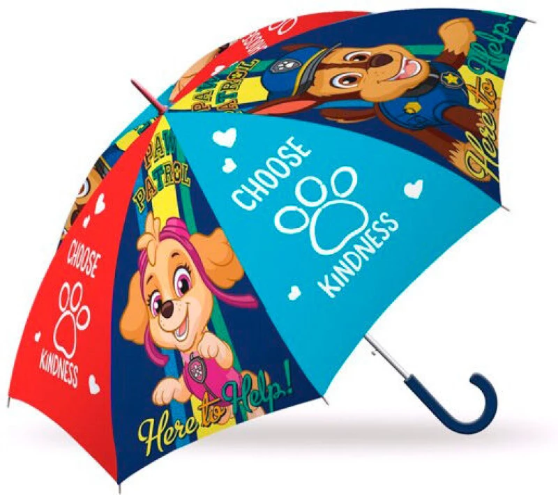 Ομπρέλα Παιδική Paw Patrol Μπλέ Κόκκινο Automatic Umbrella 46cm Wd21490