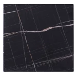 Επιφανεια Τραπεζιου Μαυρο Μαρμαρο 741 Werzalit 70x70 Hm5230.13