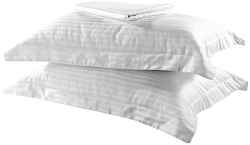 191460 Σετ Παπλωματοθηκη Μονη Dobby Cotton Rich Blend Art 1381 160x240 Λευκο Beauty Home