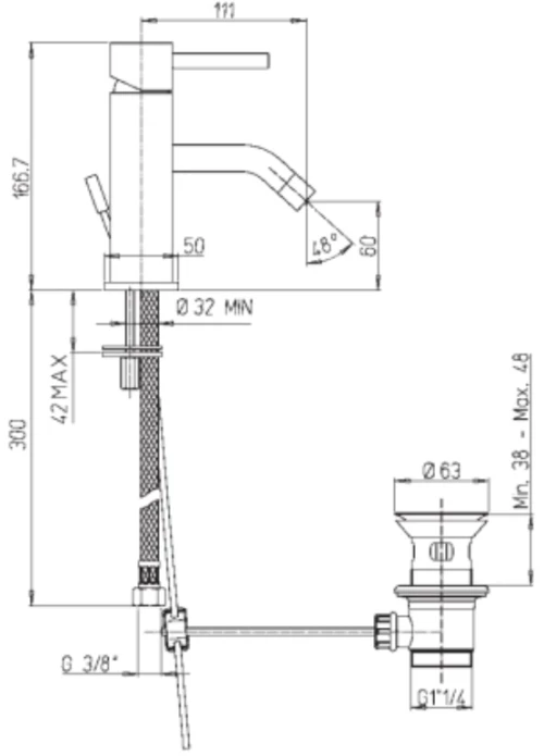 Macart Axia Μπαταρία Νιπτήρα Βρ05016001