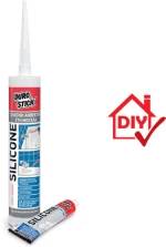 Durostick Σιλικόνη Διαφανής Ανθεκτική Στη Μούχλα Σωληνάριο 80ml