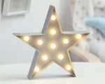 Kiokids Φωτιστικό Τοίχου Led Γκρί Αστεράκι 2861