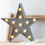 Kiokids Φωτιστικό Τοίχου Led Γκρί Αστεράκι 2861