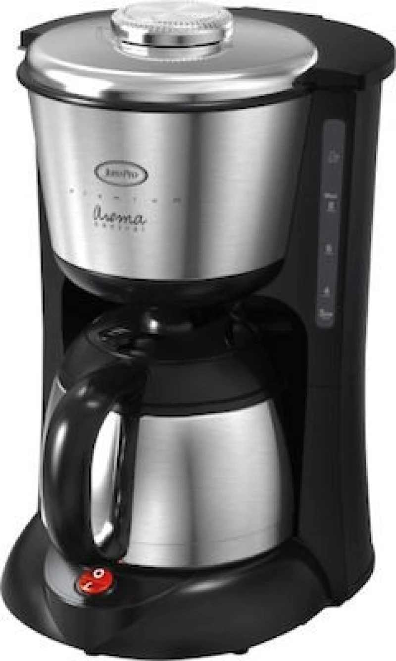 Juro-pro Aroma Control Καφετιέρα Φίλτρου 800w Black/inox