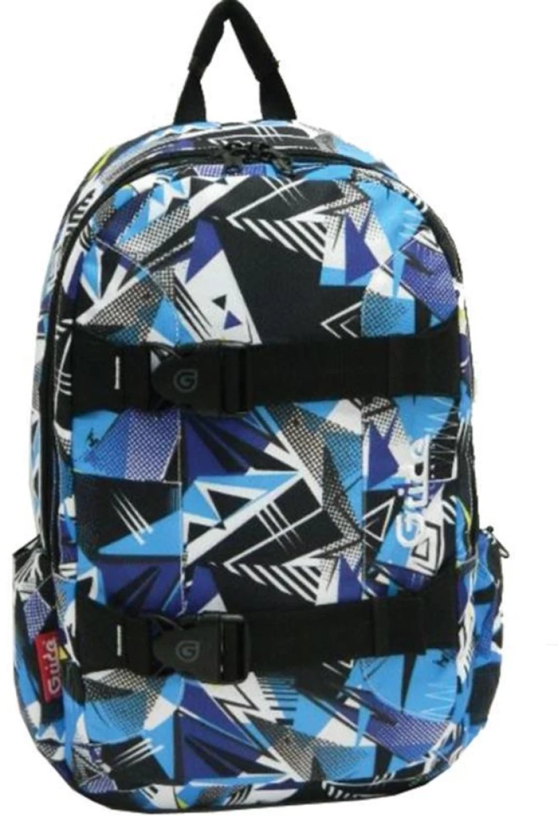258004 Bagtrotter Τσάντα Πλάτησ Εφηβική Global Blue Με 2 Θήκεσ 47x30x12εκ.