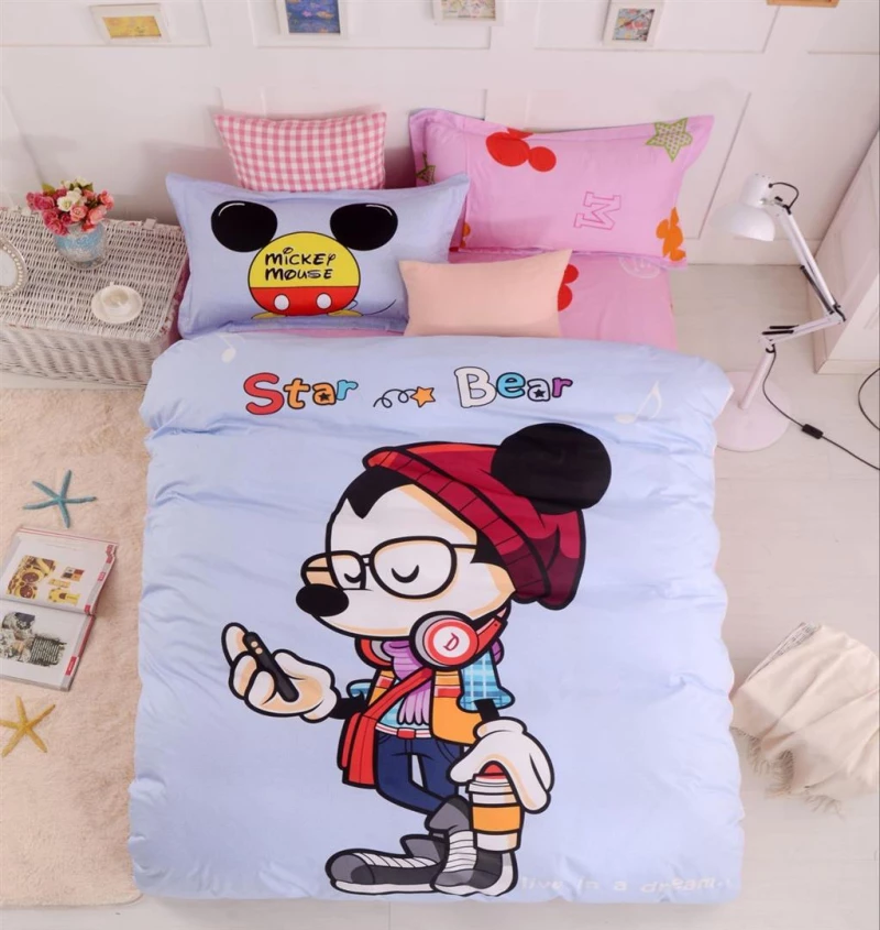 Σετ Σεντόνια Μονά (160χ260) Mcdecor Mouse - 160x260