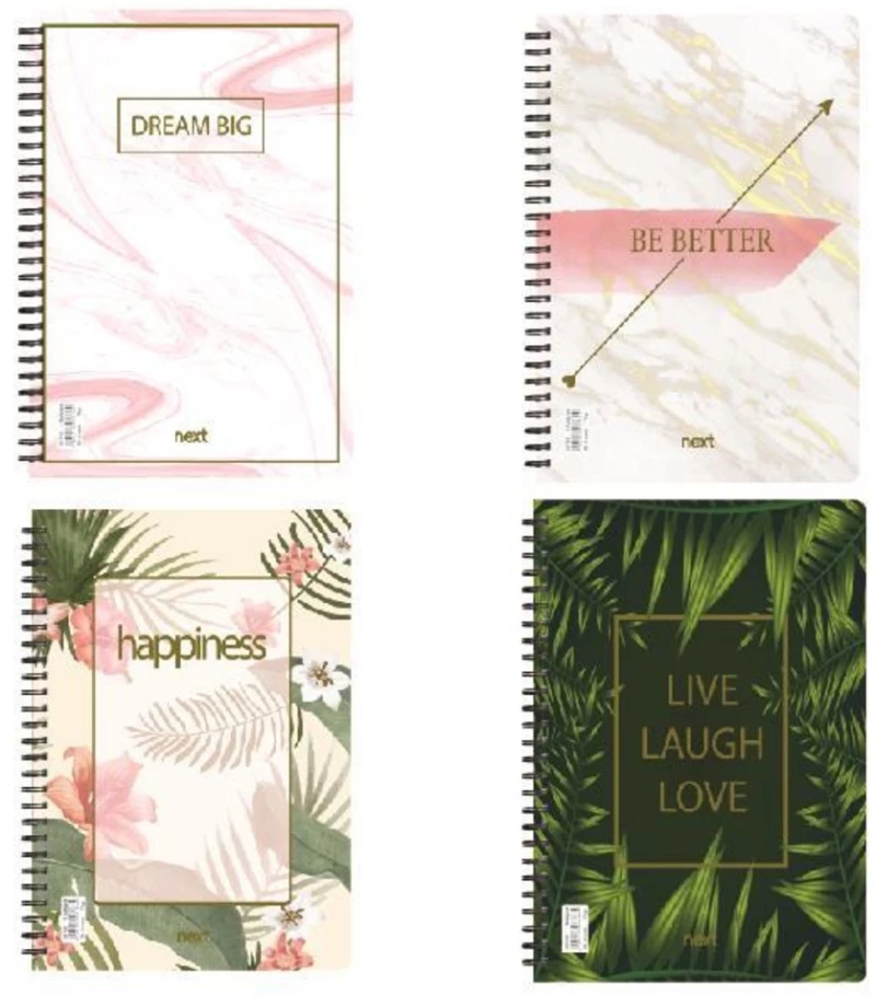 250492 Next Dreams Τετράδιο Σπιράλ Mini 8x12εκ. (σετ 10 Τεμαχιων)