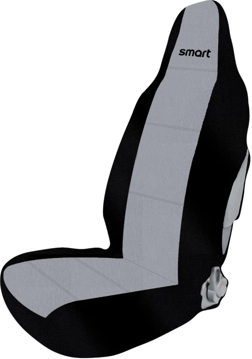 Race Axion Smart Fortwo 451 2007>2014 Ημικαλυμματα Καθισματων Μαυρο/γκρι Πετσετα (100% Βαμβακι) & Πολυεστερασ - 2 Τεμ. Πλατ.31004-rx