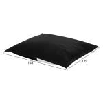 Πουφ Bloom Μαξιλαρα Θαλασσησ Hm5113.14 Μαυρο Με Uv Protection 125x145 Εκ.