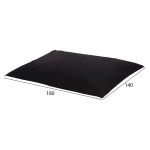 Πουφ Anshu Hm5808.04 Μαυρο Με Uv Protection 140x180 Εκ.