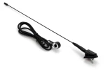 Amio Κεραια Οροφησ Μαυρη 41cm Φ5mm Με Καλωδιο 1,4m 01048/am