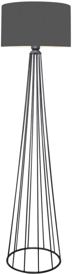 Φωτιστικο Δαπεδου Μεταλλικο Γκρι Hm7581.01 Φ38x155 Εκ.