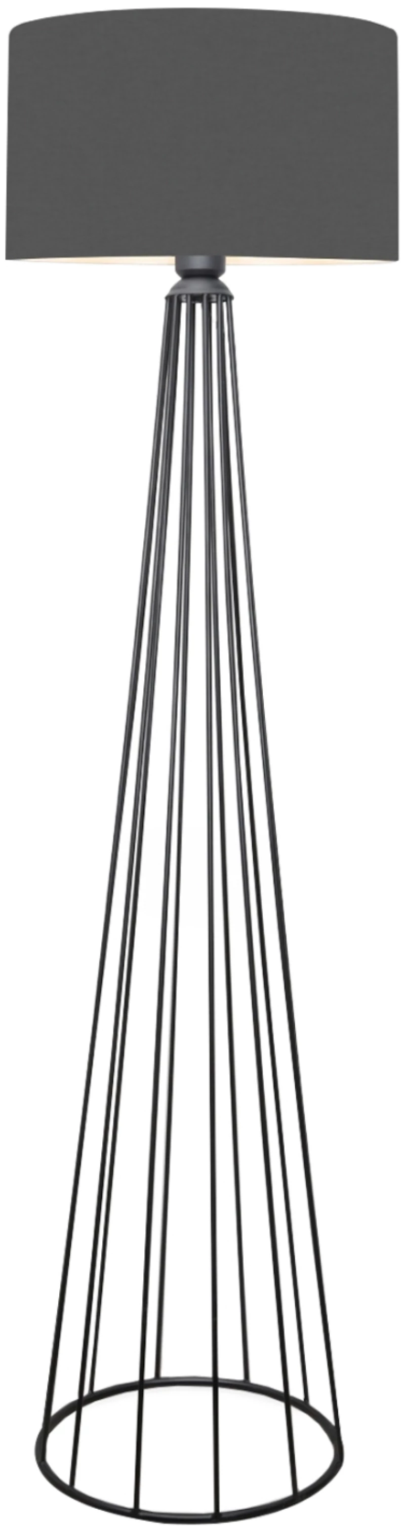 Φωτιστικο Δαπεδου Μεταλλικο Γκρι Hm7581.01 Φ38x155 Εκ.