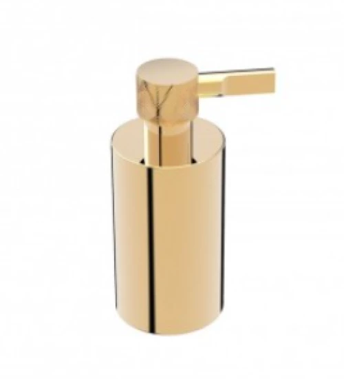 Sparke Nuccia-04 Σαπουνοθήκη Με Απλικατέρ Χρυσό Ορείχαλκος & Ανοξείδωτο Ατσάλι
