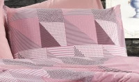 Μαξιλαροθηκη Εμπριμε Ενηλ Flannel Cotton 100% 50χ70 Geometrical 331 Pink-salmon 331 Pink-salmon Μαξιλαροθηκεσ Φανελενιεσ Εμπριμε 50x70