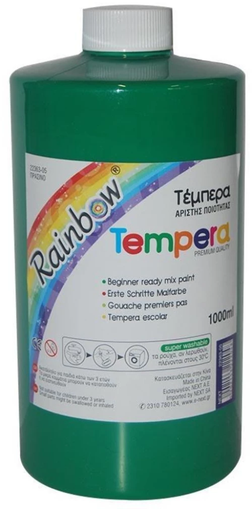 254691 Rainbow Τέμπερα Πράσινη 1000ml