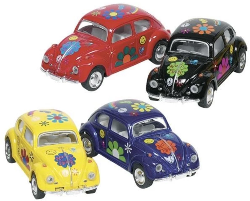 255542 Goki Αυτοκινητάκια Μεταλλικά `beetle` Vw 6,5εκ. 4 Χρώματα (σετ 12 Τεμαχιων)