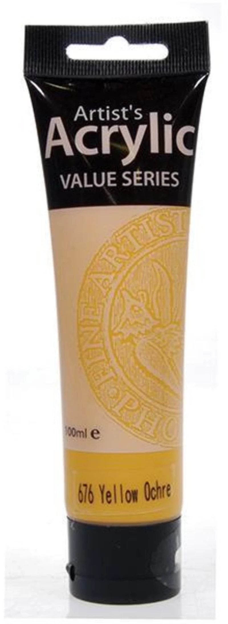 256335 Phoenix Ακρυλικό Χρώμα 676 Yellow Ochre, Σωληνάριο 100ml