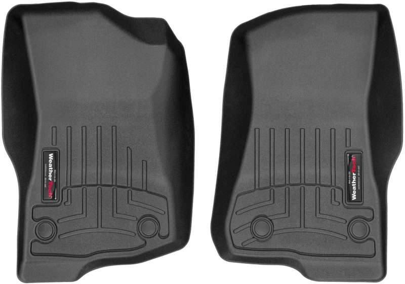 Weathertech Jeep Wrangler 2018+ Πατακια Μπροστινα Μαυρα 2τεμ Weathertech Wt4413131