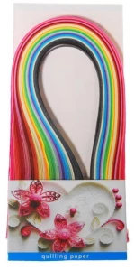 259506 Quilling Paper 4mm, 18χρώματα, 39εκ. Μήκοσ (σετ 6 Τεμαχιων)