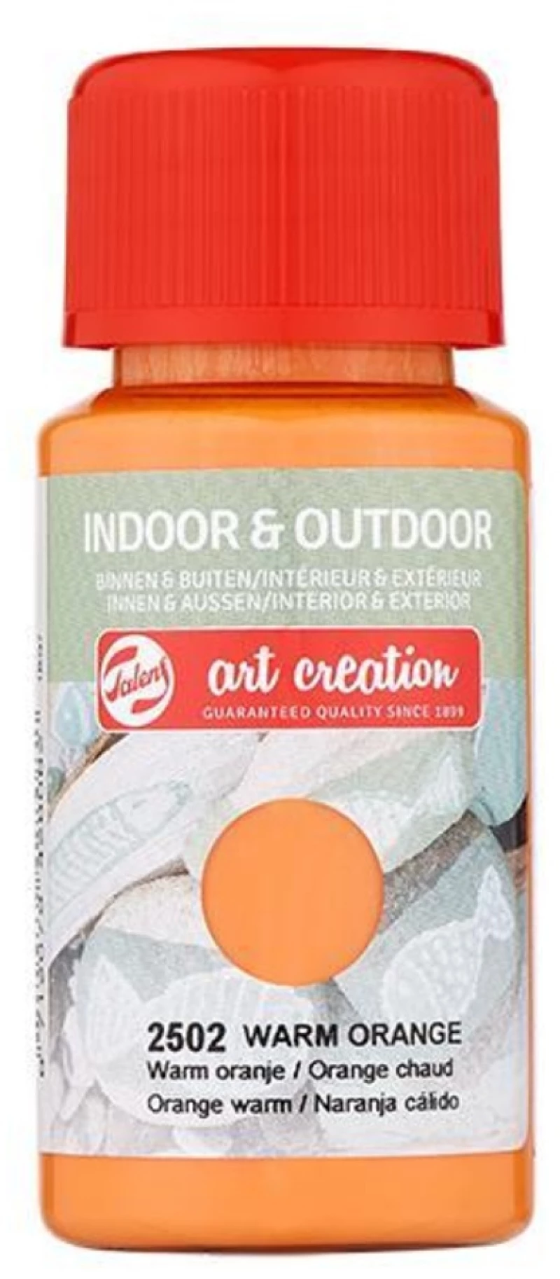 261179 Talens Χρώμα Indoor/outdoor 2502 Warm Orange 50ml