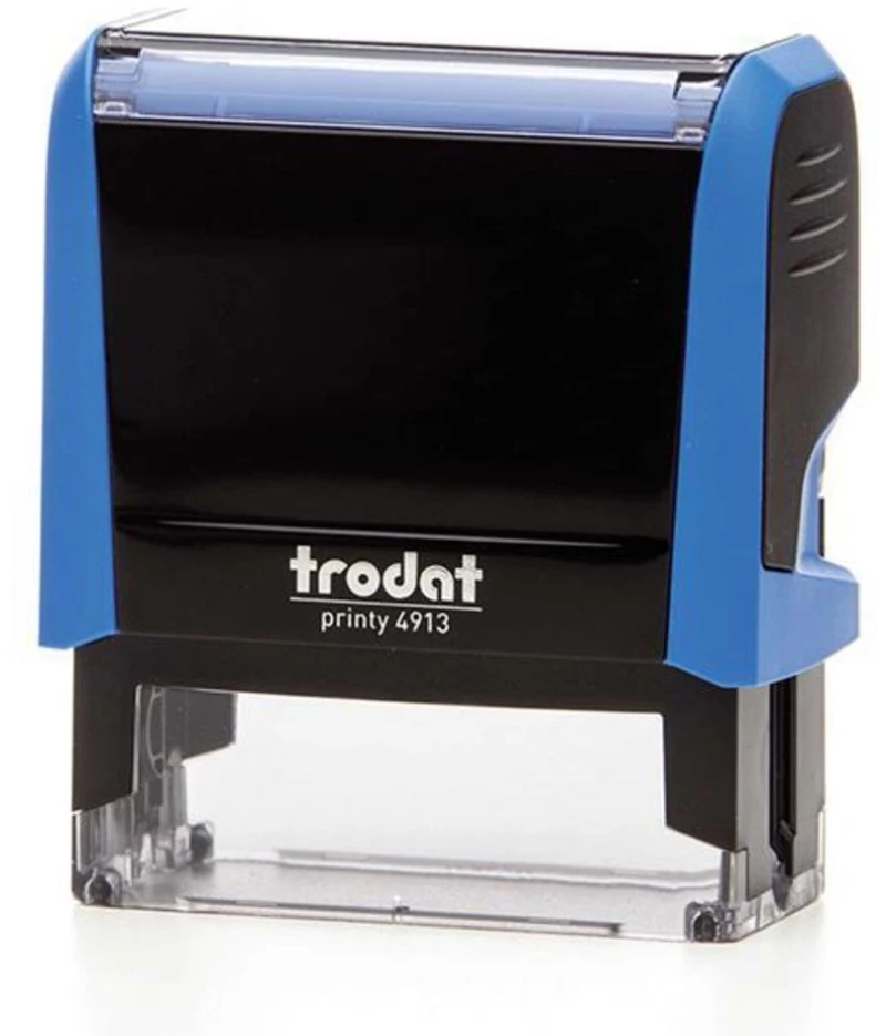251865 Trodat Printy Σφραγίδα Μπλε 4913 Με Μπλε Μελάνι