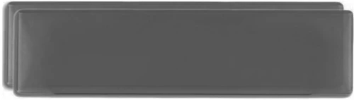 Race Axion Προστατευτικο Τζαμι Πινακιδασ Medium Black Φιμε Νεου Τυπου 52,7 Χ 12 Cm (πλαστικο) - 2 Τεμ. Πλαισ.12012-rx