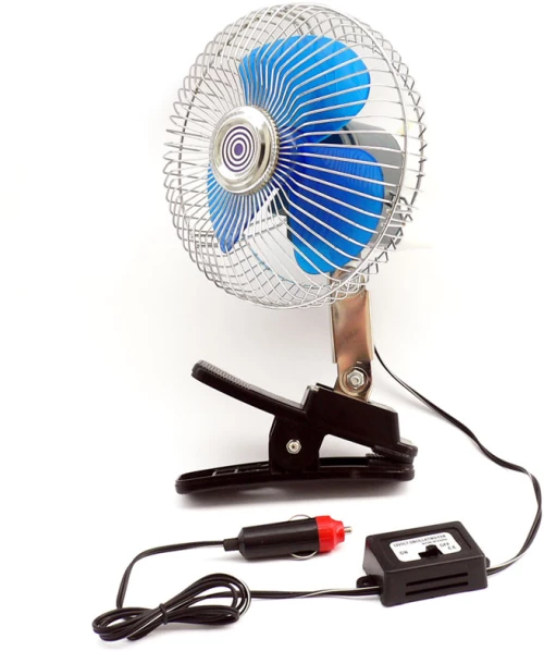 Amio Ανεμιστηρασ Αναπτηρα 24v - 17,5 Cm Με Κλιπ Στηριξησ (περιστρεφομενοσ/μεταλλικοσ) Amio - 1 Τεμ. Cc42166/am