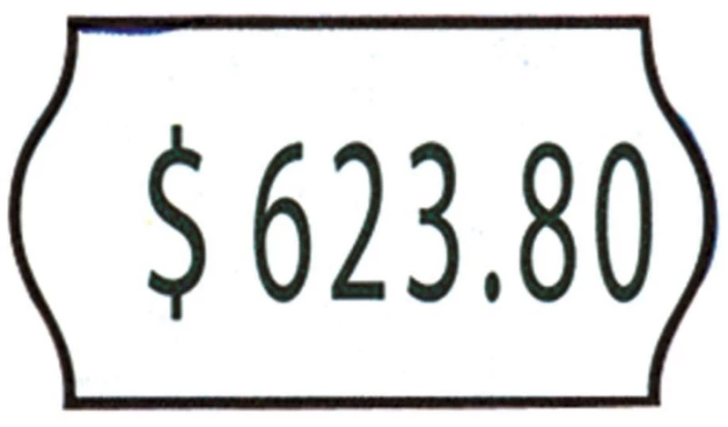 251682 Ετικέτεσ Λευκέσ 22x12mm (1000τεμ./ρολλό) (σετ 69 Τεμαχιων)