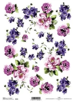 256069 Ριζόχαρτο `forget Me Not` 21x29εκ. (itd-r093) (σετ 3 Τεμαχιων)