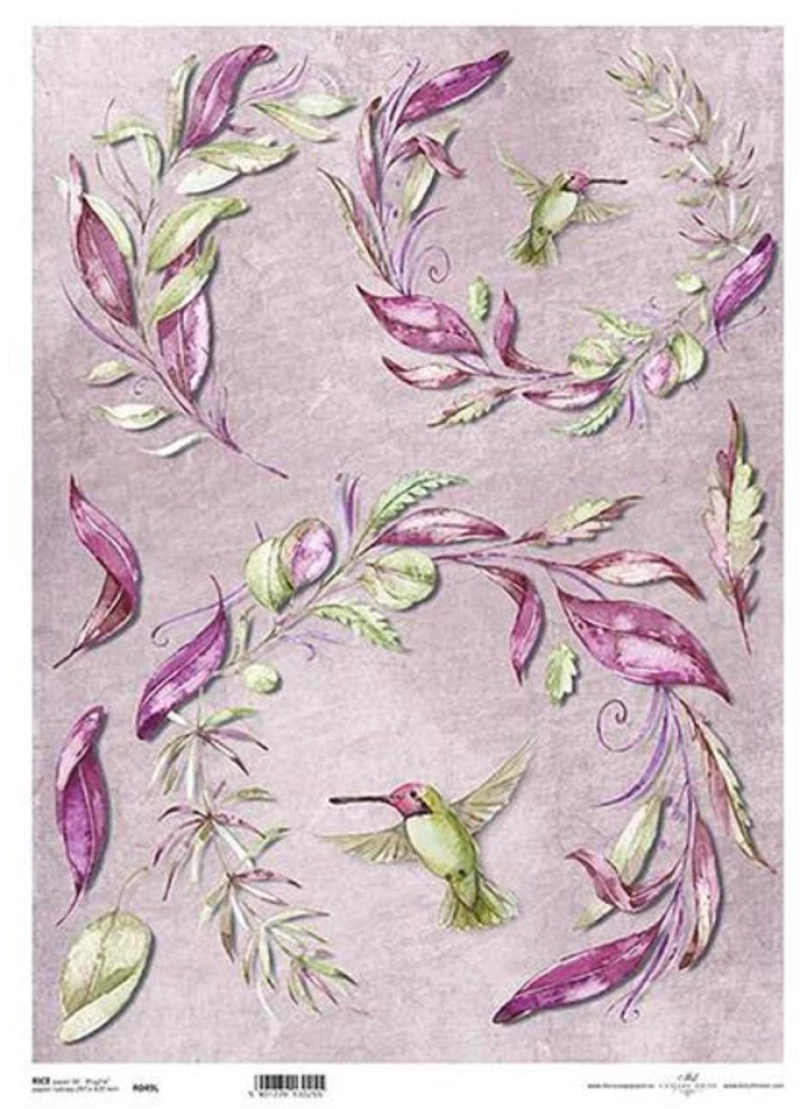 256122 Ριζόχαρτο `colibri` 42x29.7εκ. (itd-r049l) (σετ 3 Τεμαχιων)