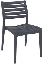 Ares Dark Grey Καρεκλα Πολ/νιου