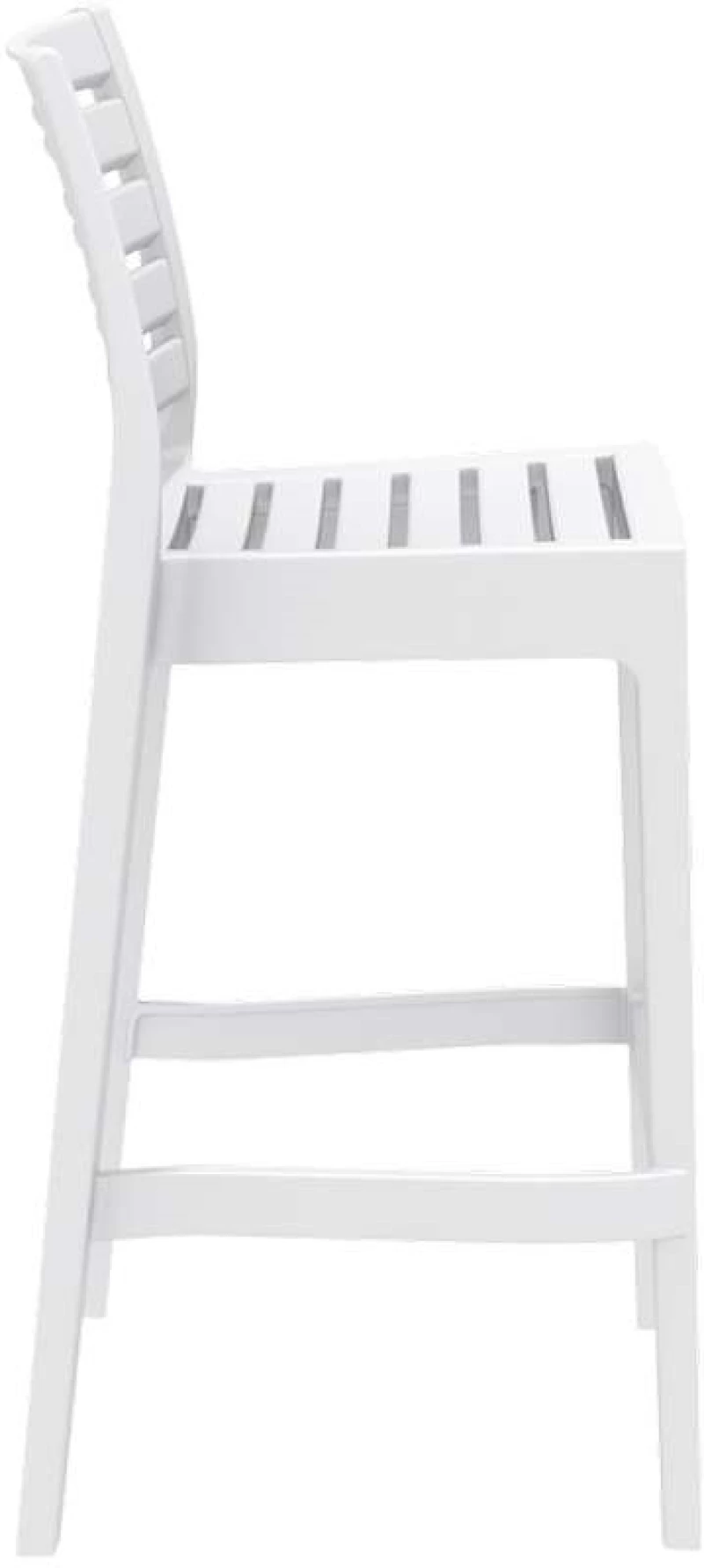 Ares Σκαμπο Μπαρ75εκ. White Πολ/νιου