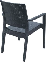 Ibiza Dark Grey Πολυθρονα Πολ/νιου
