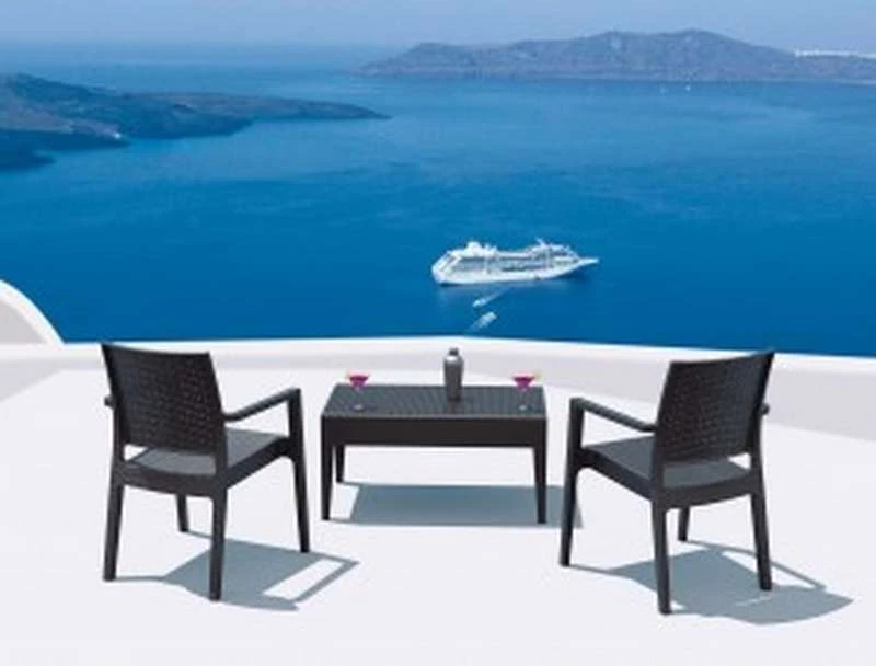 Ibiza Dark Grey Πολυθρονα Πολ/νιου