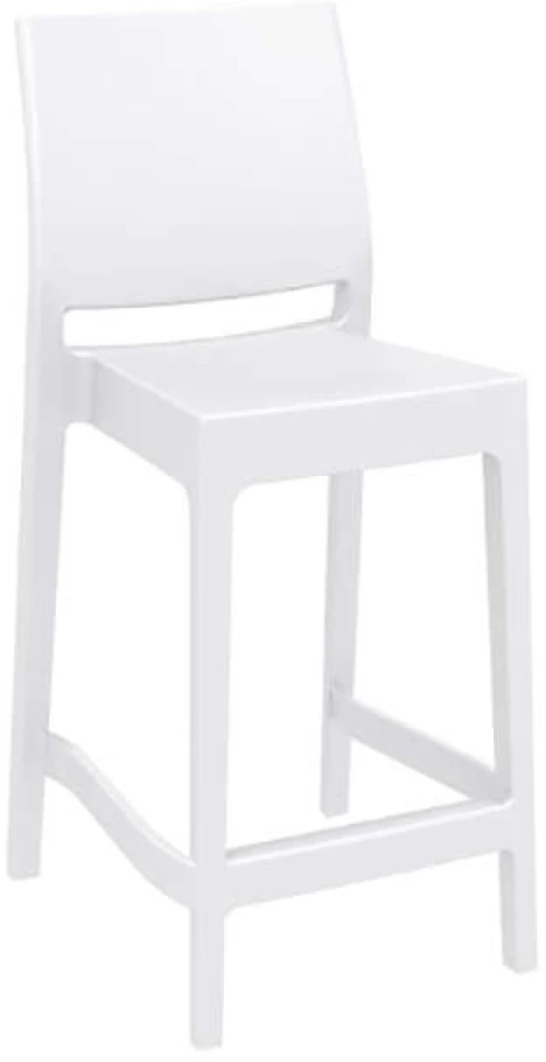 Maya 65εκ. Σκαμπο White Πολ/νιου
