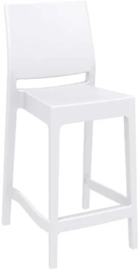 Maya 65εκ. Σκαμπο White Πολ/νιου