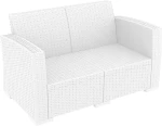 Monaco White 2θεσιοσ Καναπεσ Πολ/νιου