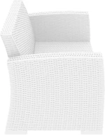 Monaco White 2θεσιοσ Καναπεσ Πολ/νιου
