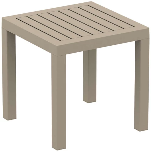 Ocean Taupe Τραπεζι 45χ45χ45εκ. Πολ/νιου