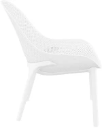 Sky Lounge White Πολυθρονα Πολ/νιου