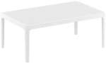 Sky White 100χ60χ40εκ. Τραπεζι Πολ/νιου