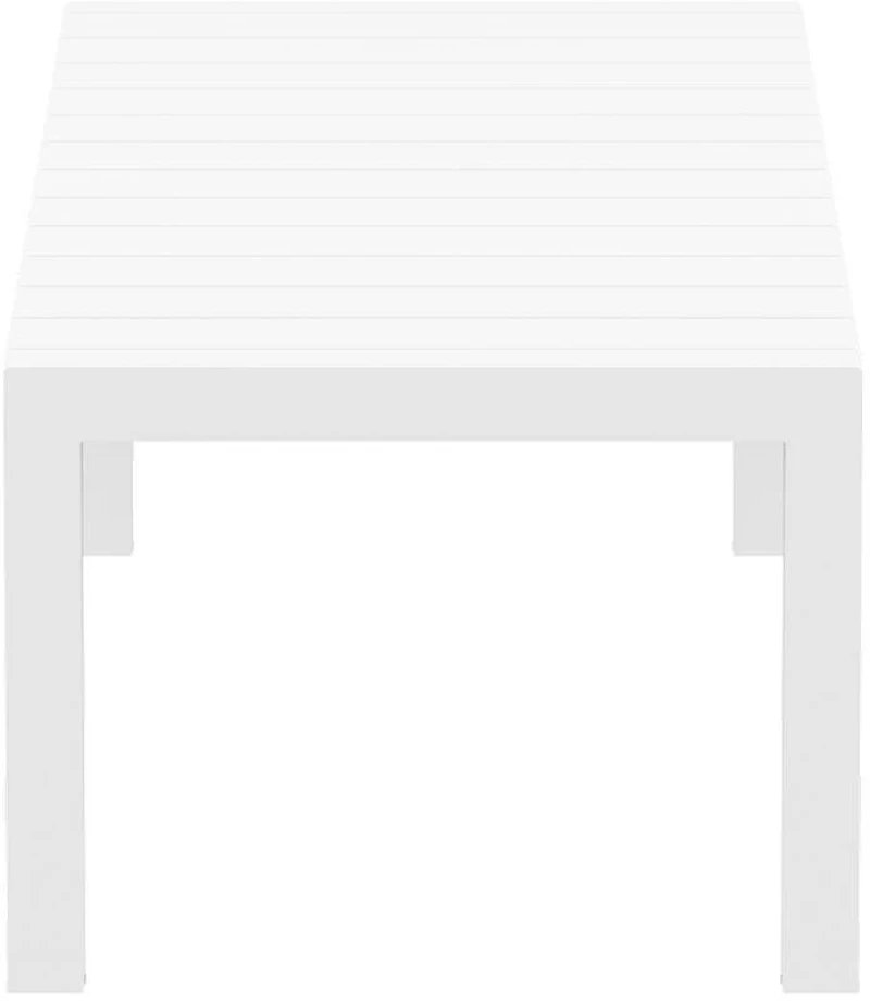Vegas White 100x260/300χ75εκ. Επεκτ.τραπεζι Πολ/νιου