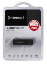Μνήμη Usb Και Micro Usb Intenso Alu Line 64 Gb Ανθρακί 64 Gb Στικάκι Usb