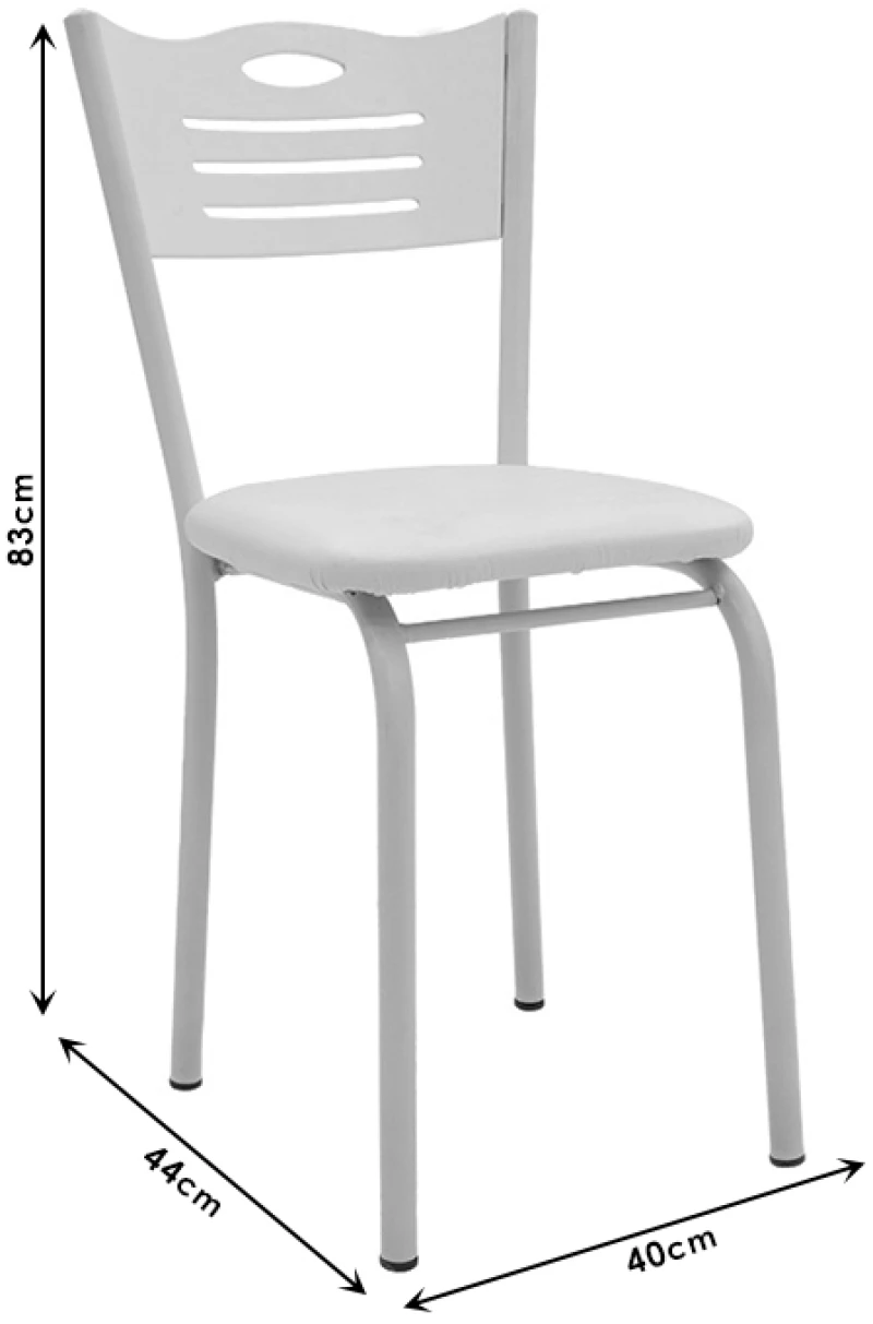 Καρέκλα "rony" Από Μέταλλο/mdf Σε Χρώμα Μαύρο 39x39x88