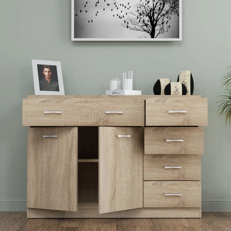 Μπουφές Κομ2d5s 120x33x85εκ Sonoma